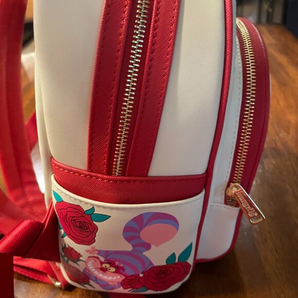 Loungefly Disney Alice Red and White Backpack main image 5